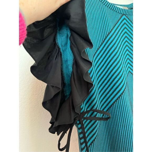 NWT Eva Franco Fifi Brita Stripe Top - Picture 2 of 5